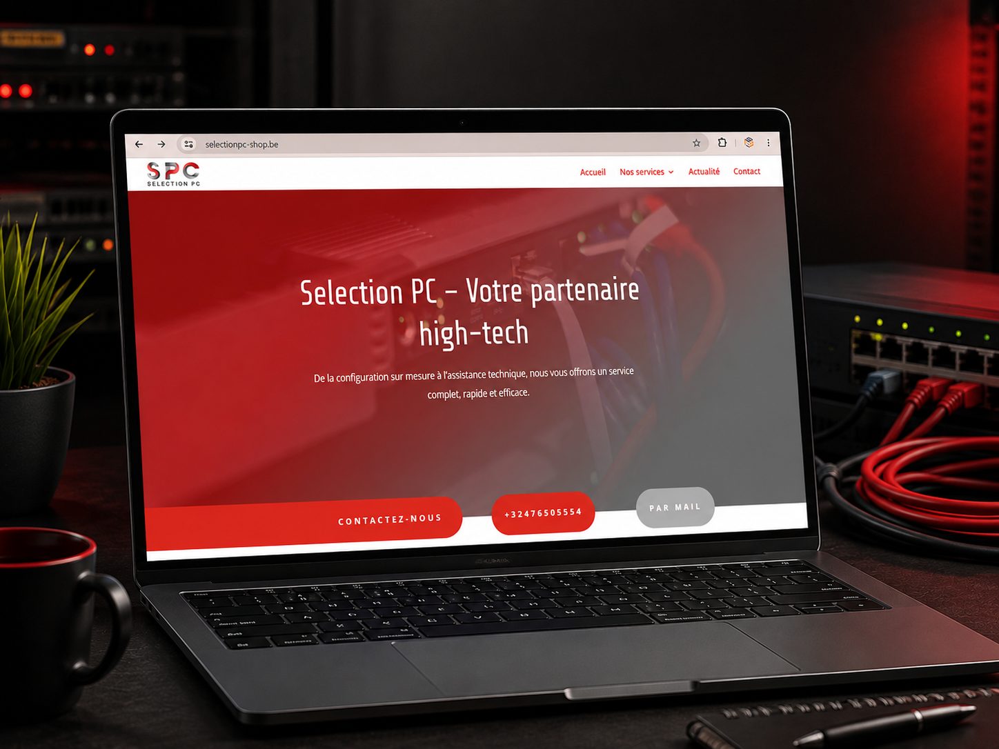 Création de site internet dans le secteur informatique par FG Support