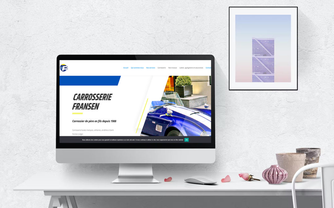 Site internet Carrosserie Fransen